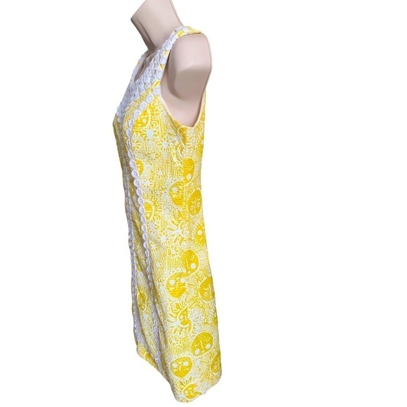 Lilly Pullitzer McFarlane Shift Dress Sunglow Yellow Style 84125 - Picture 5 of 15